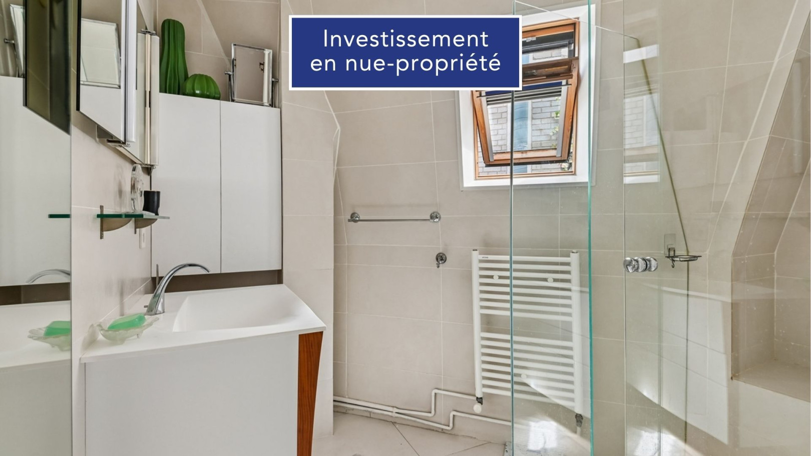 
                                                Vente
                                                 Nue-Propriété, Dernier étage, Quartier recherché, 42% de décote