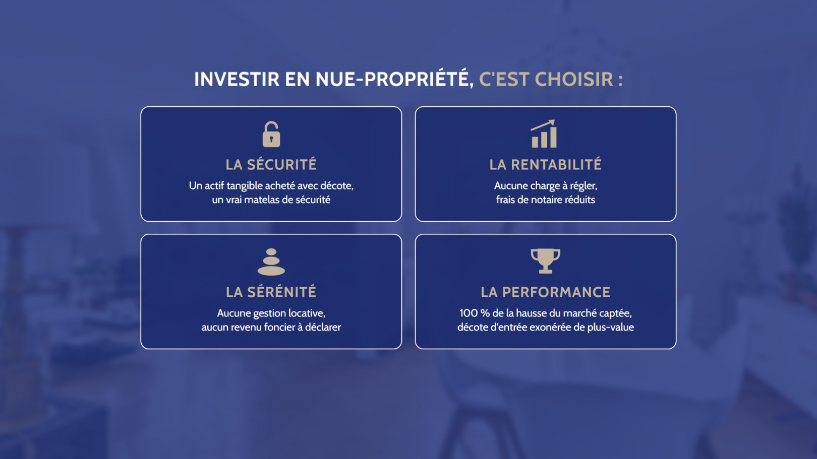 
                                                Vente
                                                 Nue-Propriété, Dernier étage, Quartier recherché, 42% de décote