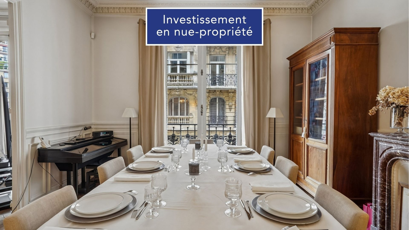 
                                                Vente
                                                 Opportunité d'investissement à moins de 6000 € le m2 dans le 16ème en nue-propriété