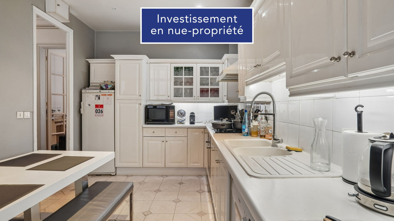 
                                                Vente
                                                 Opportunité d'investissement à moins de 6000 € le m2 dans le 16ème en nue-propriété