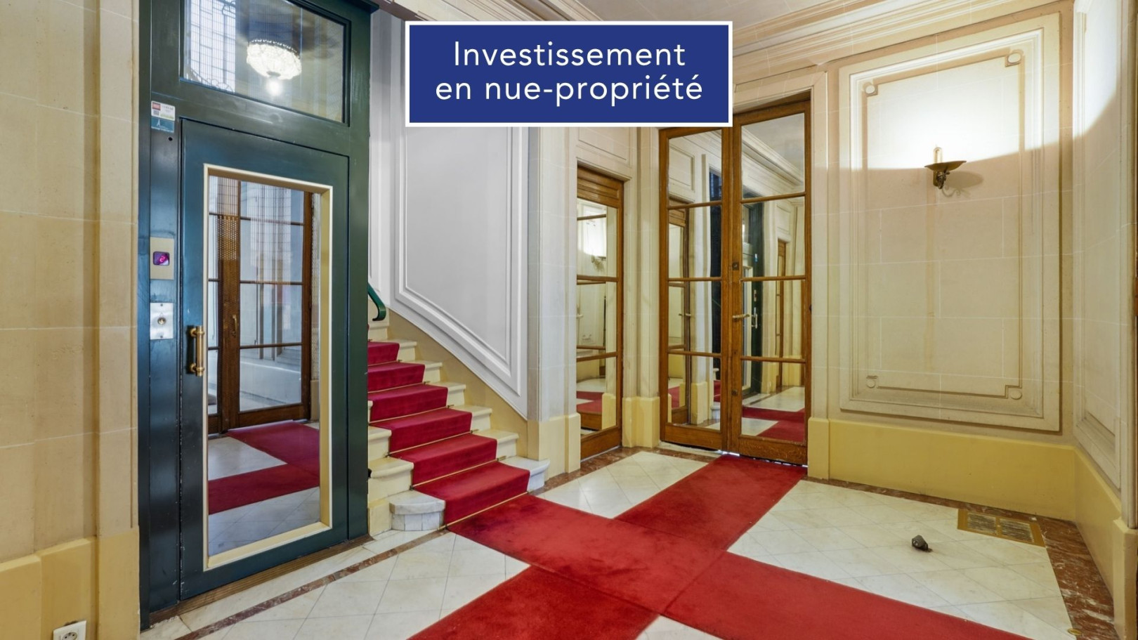 
                                                Vente
                                                 Opportunité d'investissement à moins de 6000 € le m2 dans le 16ème en nue-propriété
