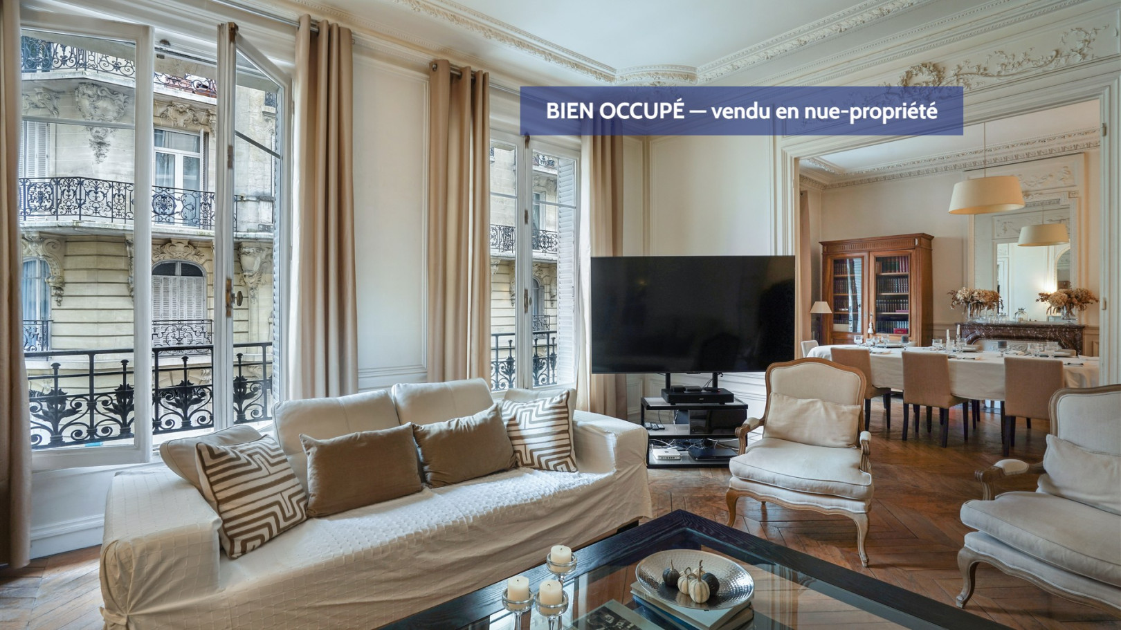 
                                                Vente
                                                 Opportunité d'investissement à moins de 6000 € le m2 dans le 16ème en nue-propriété