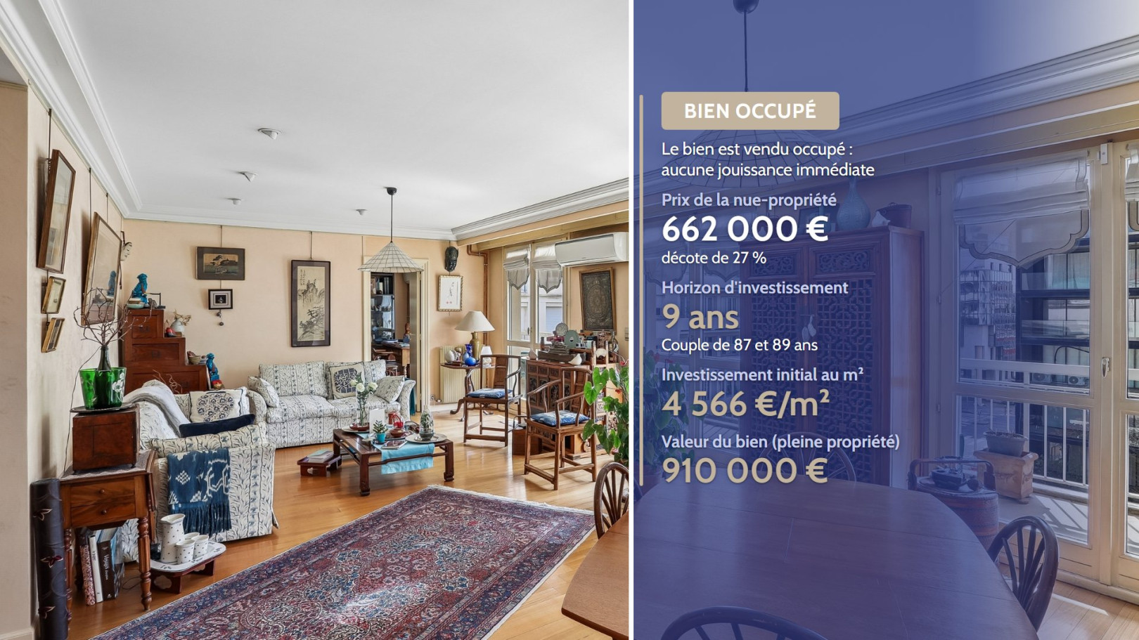 
                                                Vente
                                                 Opportunité d'investissement avec 27% de décote