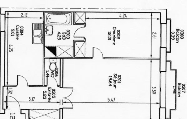 
                                                Location
                                                 Paris 15 2 Pièces Meublés standing 51 m2