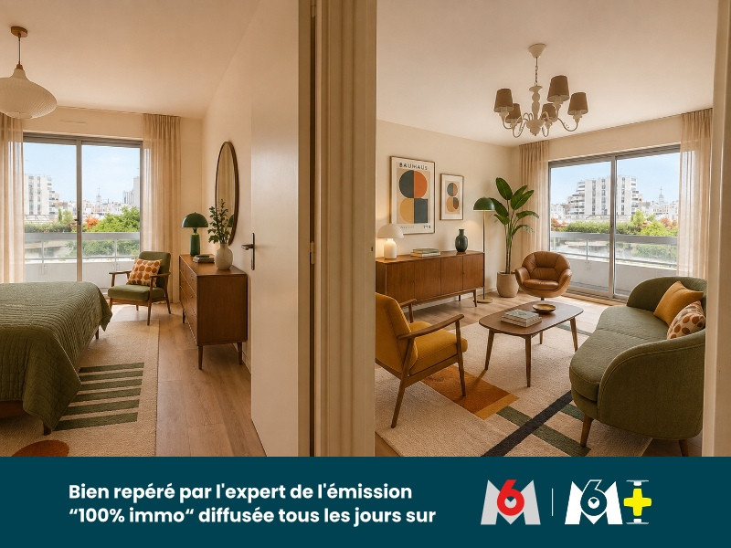 
                                                Vente
                                                 Paris 15ème - Quartier St Lambert - Appartement 2 pieces 46m2 avec terrasse - 8eme etage - calme et lumineux