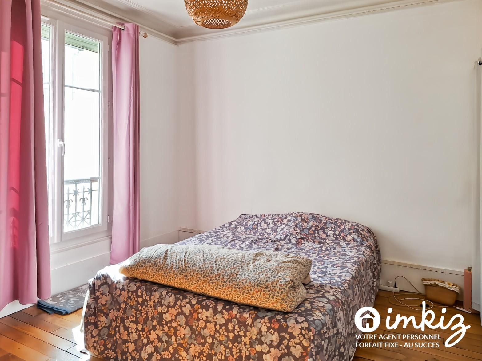 
                                                Vente
                                                 Paris 18  3 pièces charme, balcon, calme sur cour