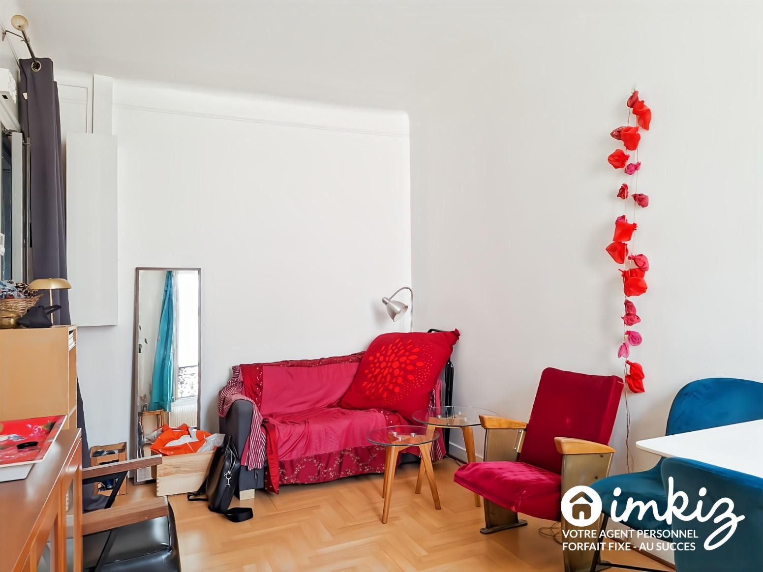 
                                                Vente
                                                 Paris 19ᵉ  2 pièces 30 m² calme sur cour