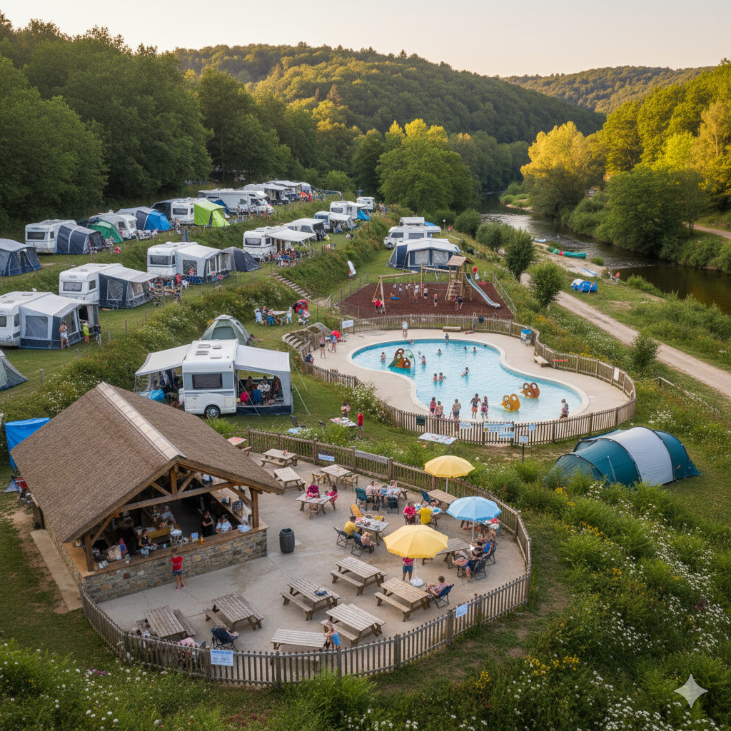 
                                                Vente
                                                 PERIGORD CAMPING FAMILIAL 3* 24 HA