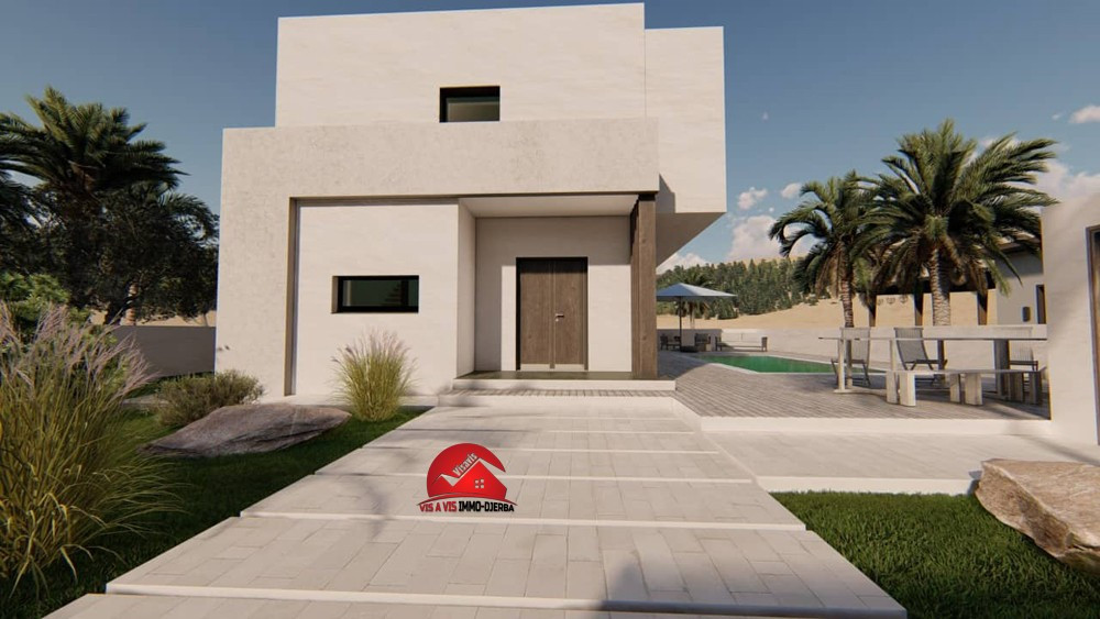 
                                                Vente
                                                 PROJET DE VILLA AVEC PISCINE À  DJERBA - RÉF P596