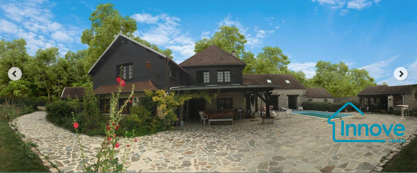 
                                                Vente
                                                 Proprieté de caractère de 600 m2 dans le Mantois-26000m2 de te