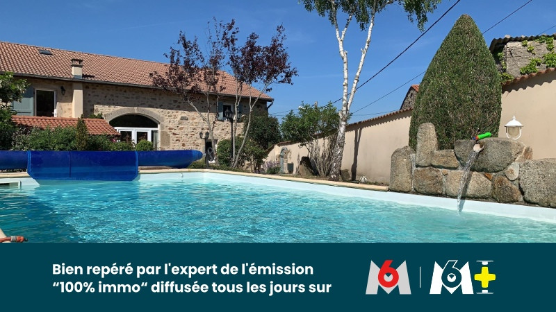 
                                                Vente
                                                 Propriété de charme en pierre rénovée de 410 m² habitables terrain avec Piscine