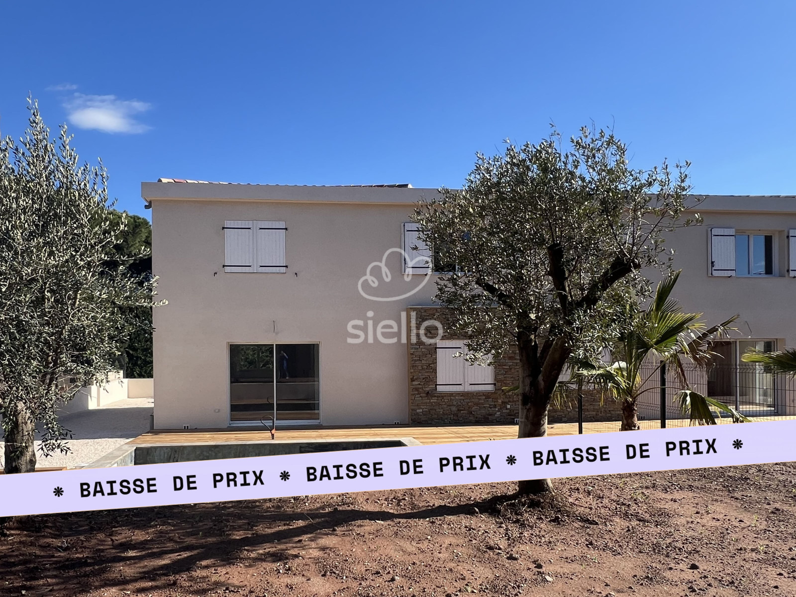 
                                                Vente
                                                 PUGET SUR ARGENS-VILLA NEUVE-PISCINE