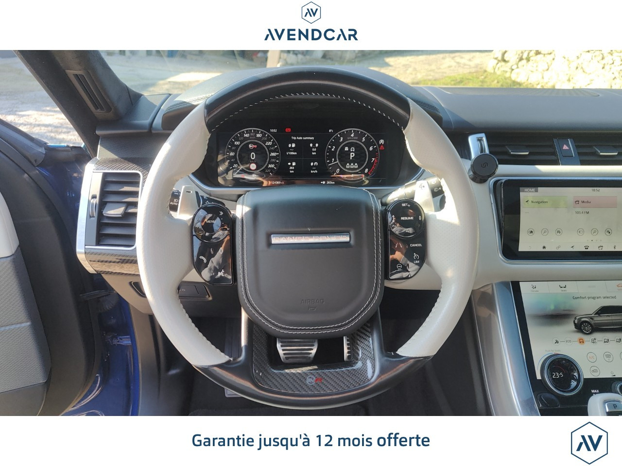 
                                                Voiture
                                                 RANGE ROVER SPORT 5.0 575 SVR 4WD COMMANDSHIFT BVA