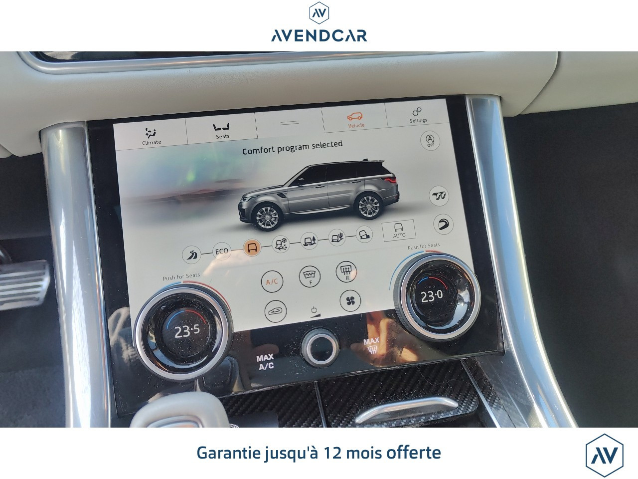 
                                                Voiture
                                                 RANGE ROVER SPORT 5.0 575 SVR 4WD COMMANDSHIFT BVA