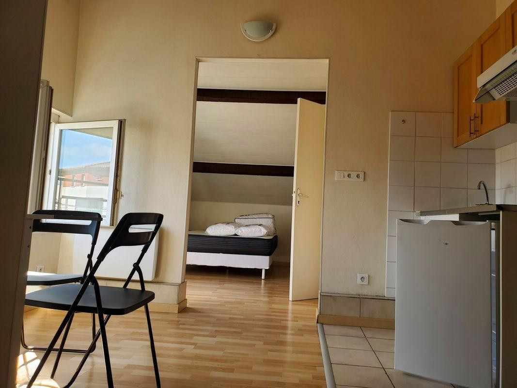 
                                                Location
                                                 RANGUEIL T1 bis MEUBLE 33m2 sol 19m2 carrez