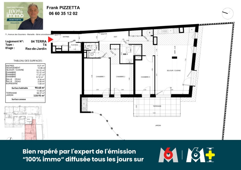 
                                                Vente
                                                 RARE À LA VENTE – MARSEILLE 8ᵉ – VIEILLE CHAPELLE