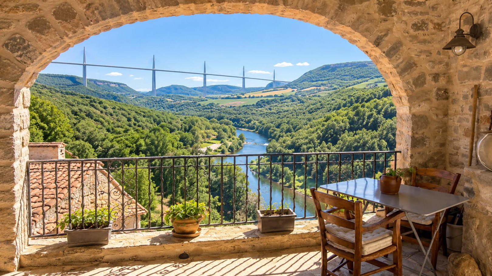 
                                                Vente
                                                 RARE  MAISON EN PIERRE VUE PANORAMIQUE VIADUC