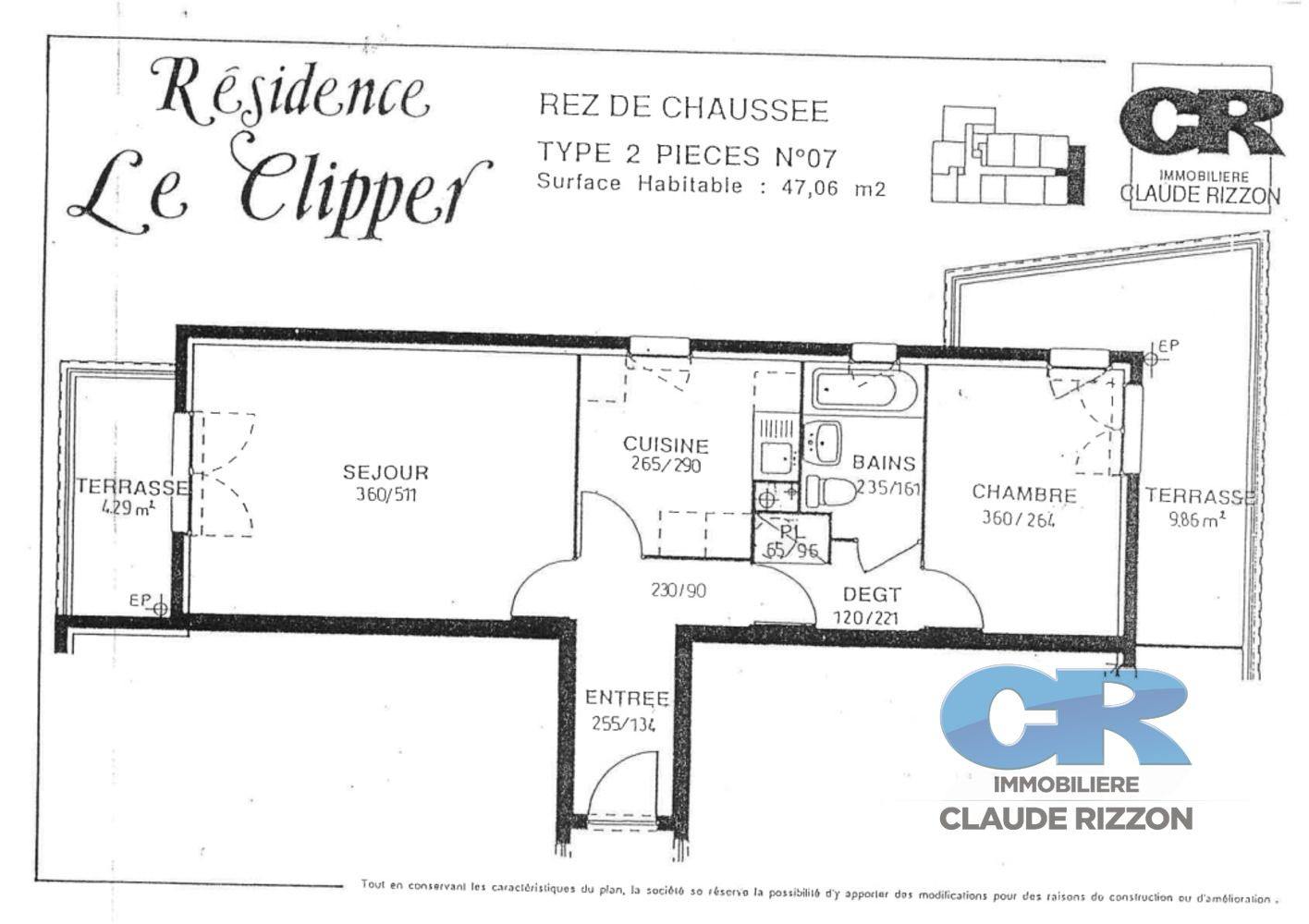 
                                                Vente
                                                 RIVE DE MEURTHE - F2 loué à vendre