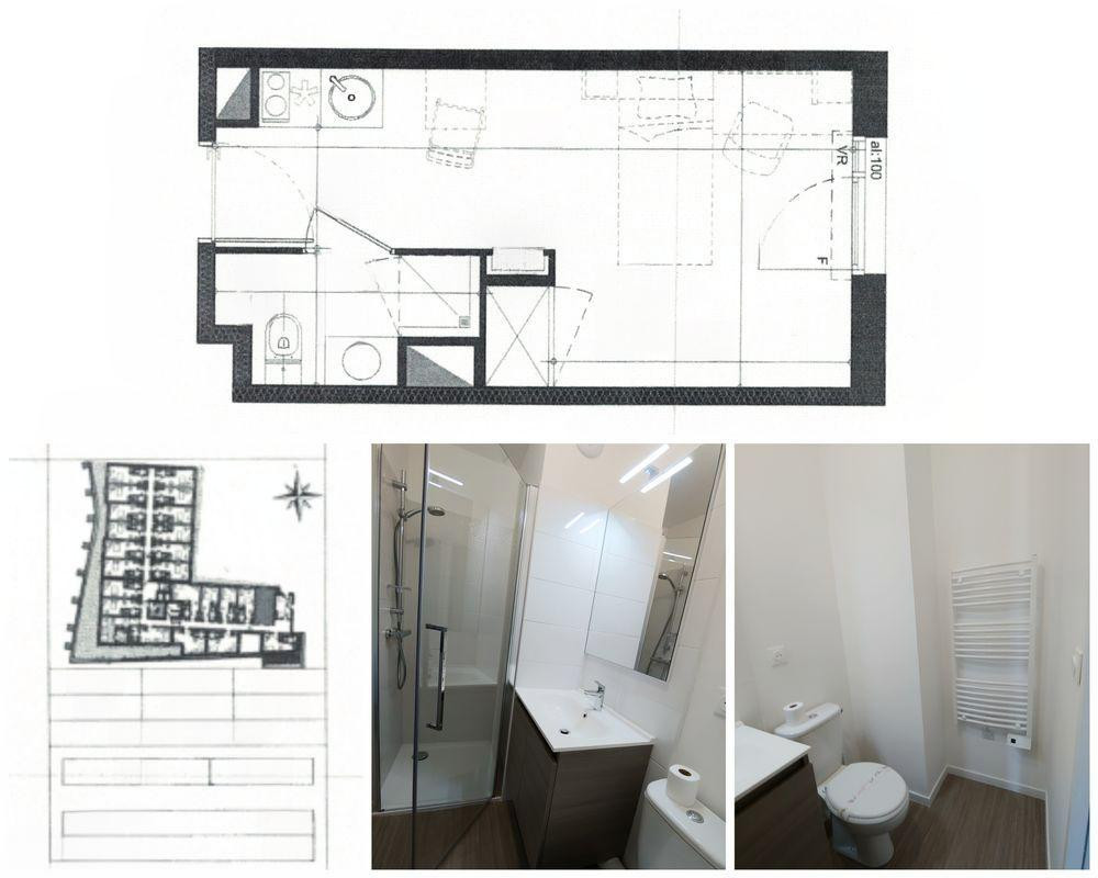 
                                                Location
                                                 SAINT MICHEL - STUDIO meublé 1 pièce 17,9 m²