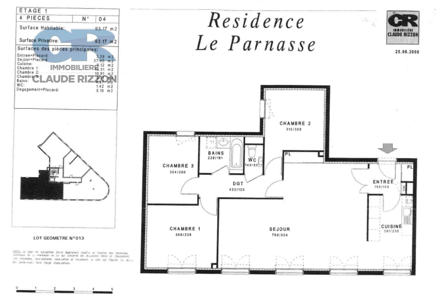 
                                                Vente
                                                 SECTEUR ANATOLE FRANCE - 4 pièces à vendre