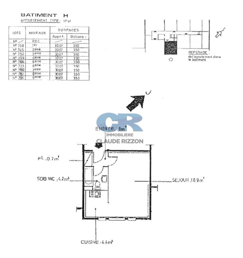 
                                                Vente
                                                 SECTEUR ARTEM - F1B loué à vendre