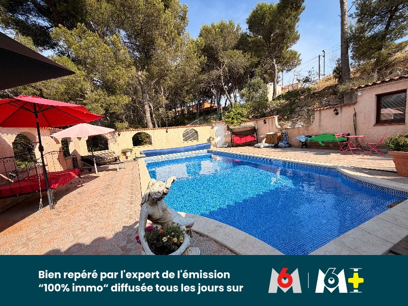 
                                                Vente
                                                 SEPTEME - Double VILLA vue sur vallee avec piscine