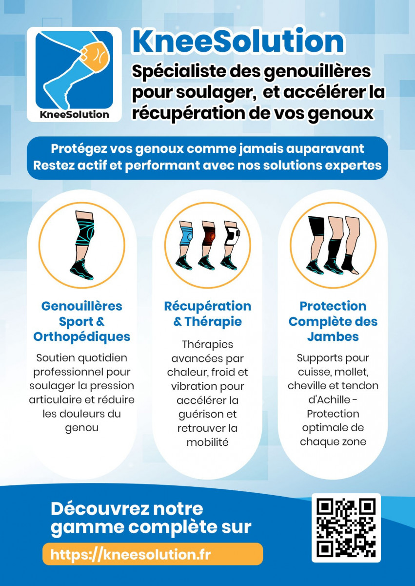 
                                                Sports
                                                 🦵 Solution Innovante pour vos problèmes de Genoux
