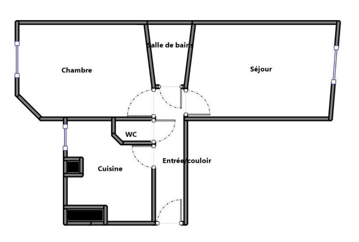 
                                                Vente
                                                 Souchal - Appartement 2 pièces - Clichy