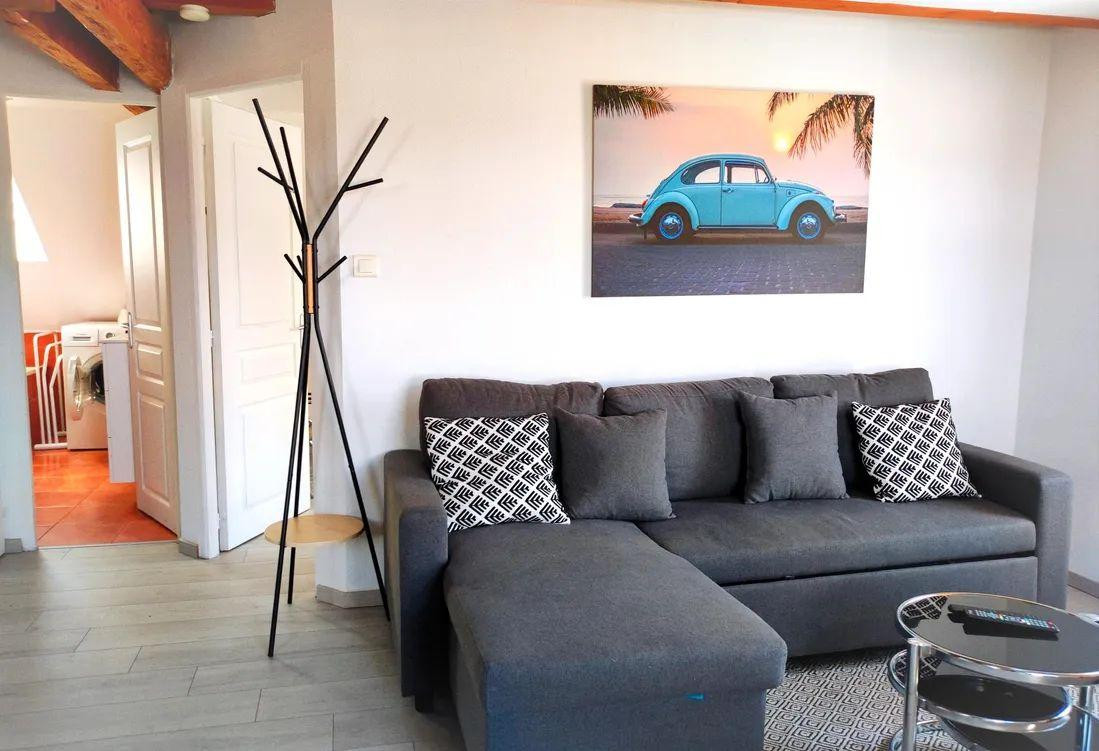 
                                                Location
                                                 Spécial frontalier 3P 46m2 2 chambres tout équipé