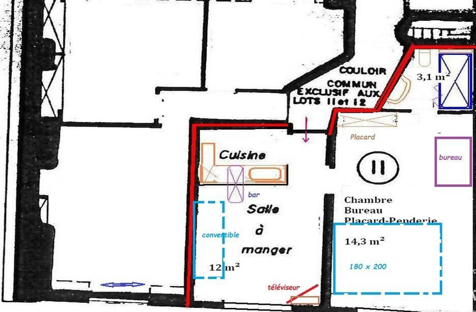 
                                                Location
                                                 Splendide 2P 30m² au cœur du Marais