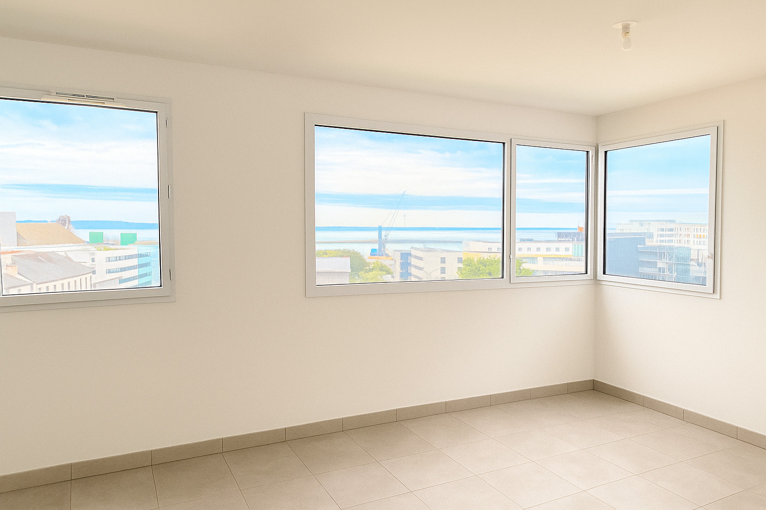 
                                                Vente
                                                 Splendide Appartement Contemporain vue Mer avec Terrasse à Brest