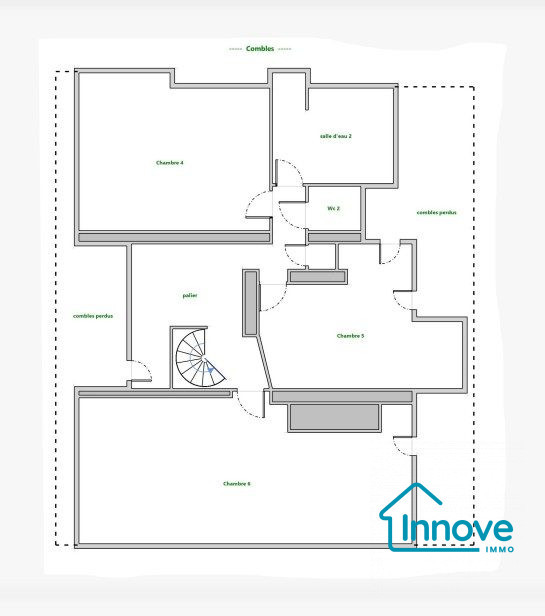 
                                                Vente
                                                 Square Jean Houdon- Appartement familial 7 pièces - 138 m²