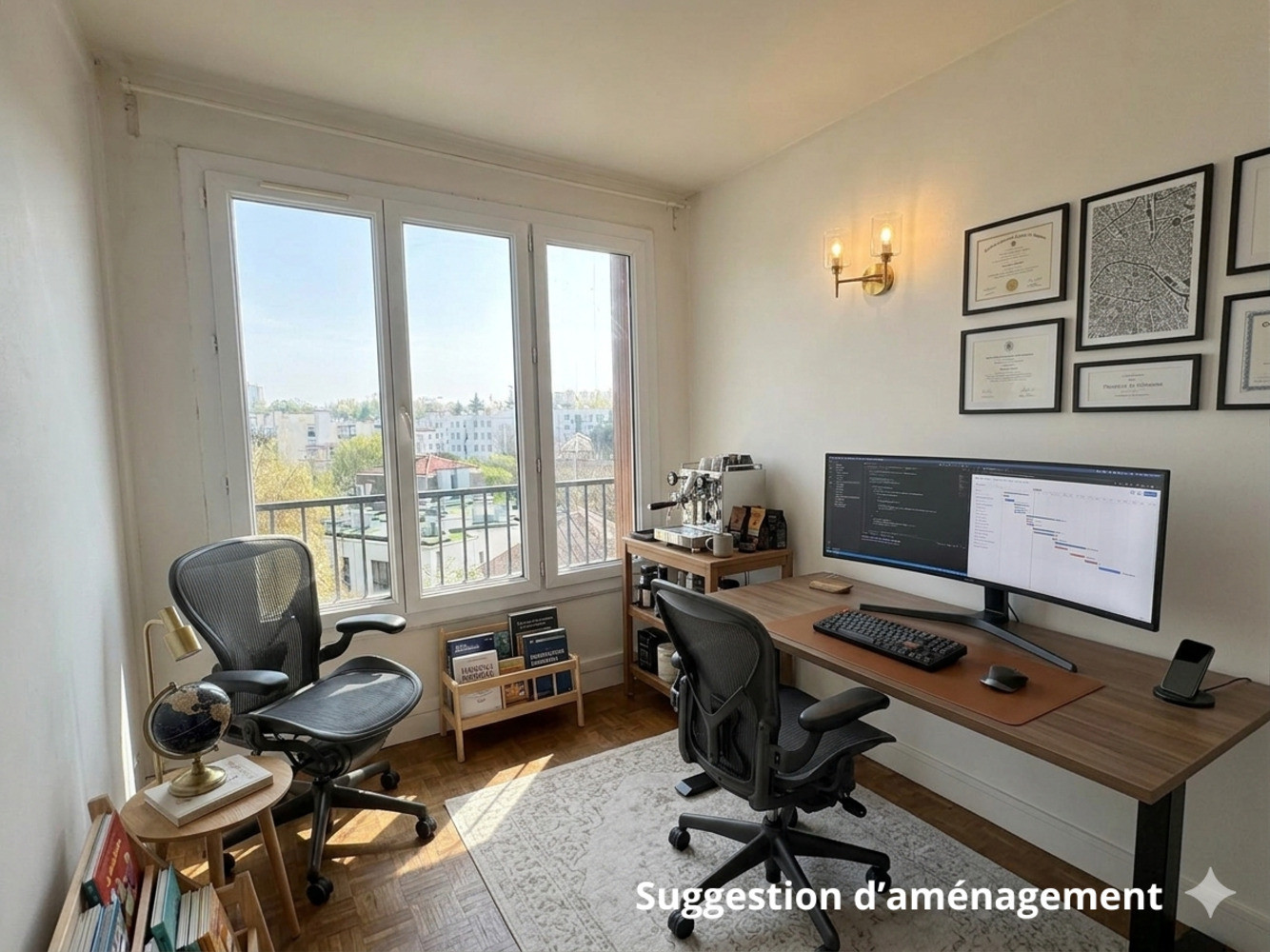
                                                Vente
                                                 St-Maur Le Parc 2-3 pièces de 56m2