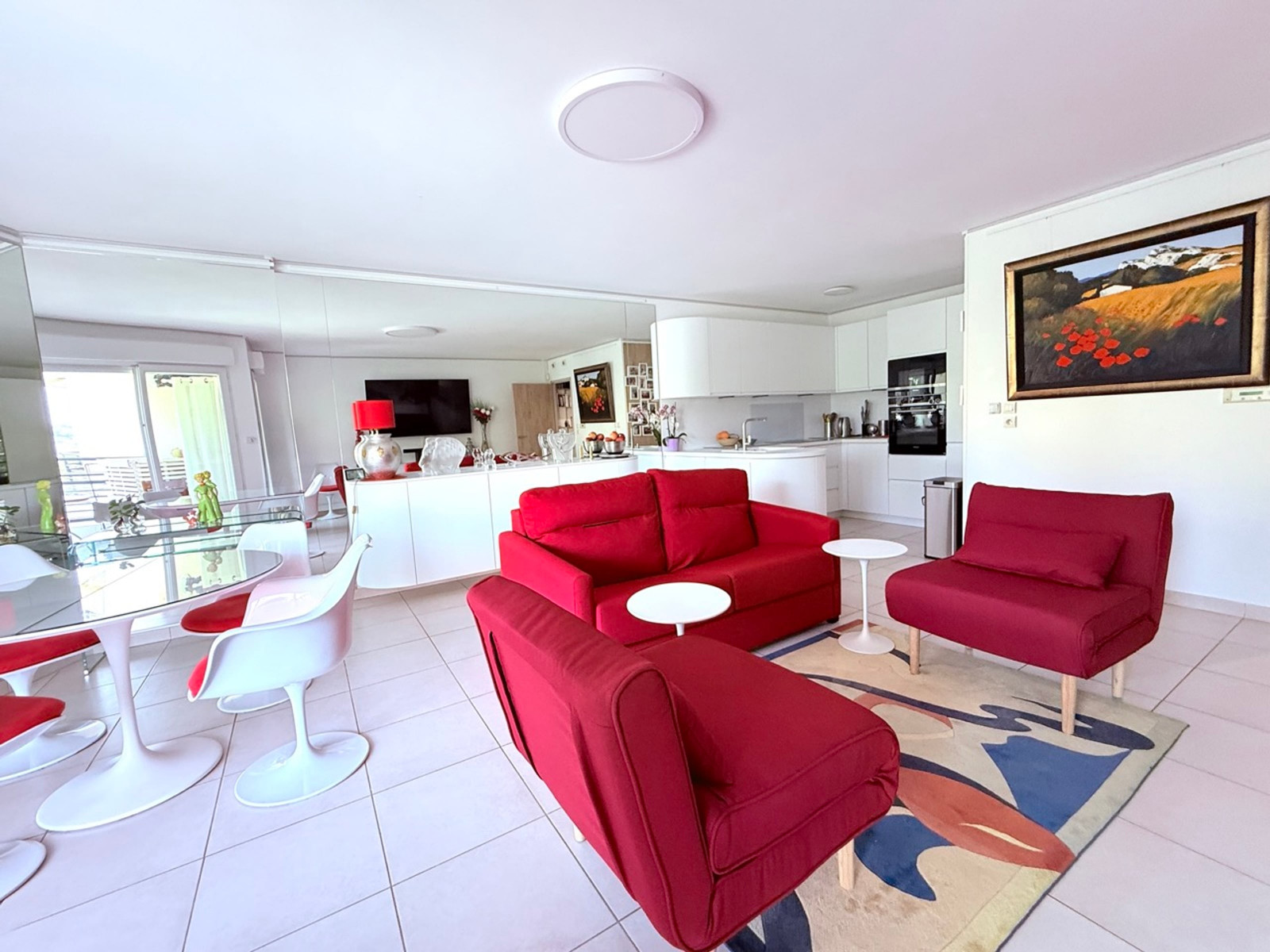 
                                                Vente
                                                 St Raphaël Boulouris Appartement front de mer 3 pièce(s) 76m2 Terrasse Garage Piscine