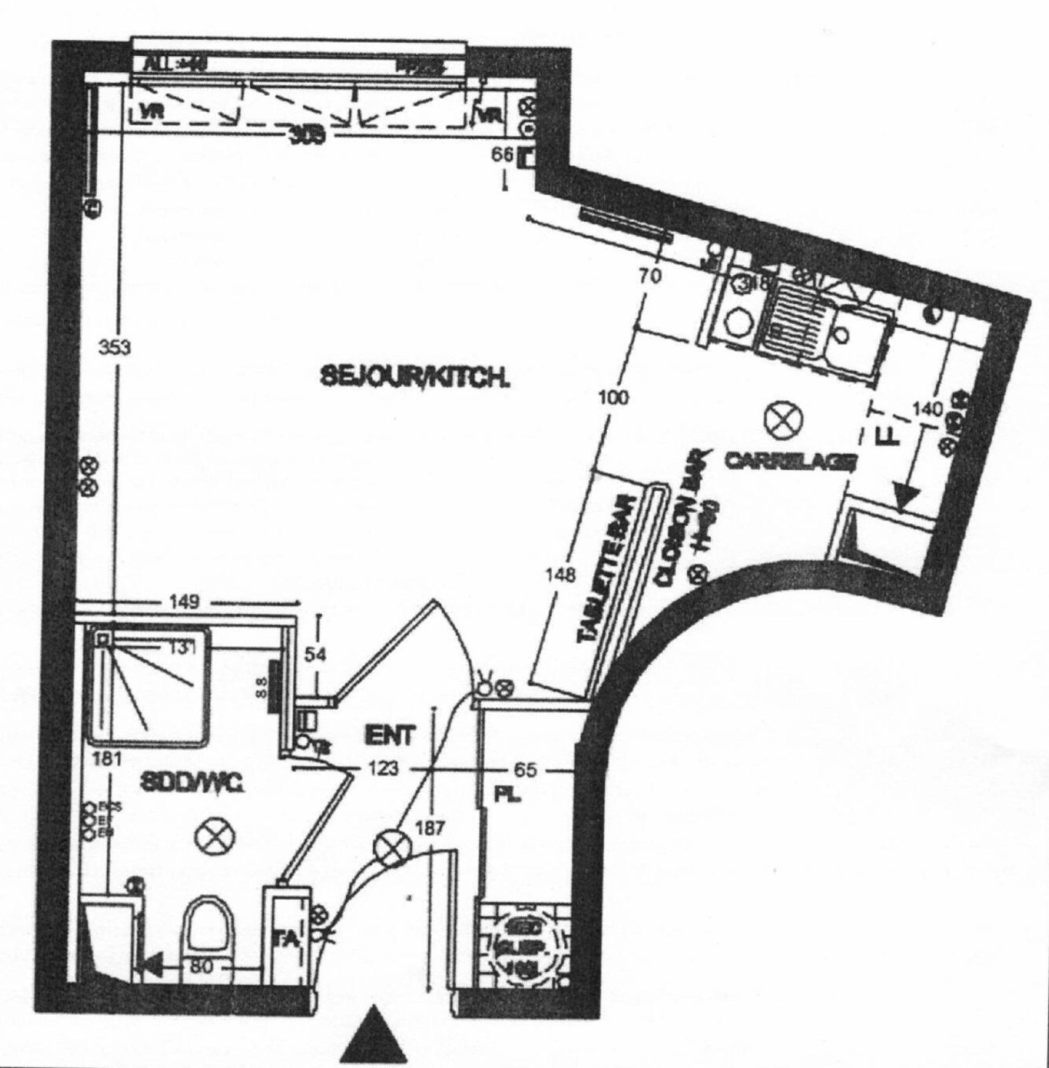 
                                                Location
                                                 Studio 24m2 Asnières Gare