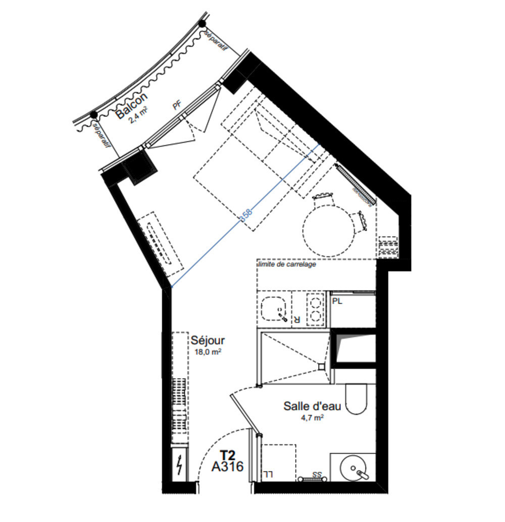 
                                                Vente
                                                 Studio au coeur du 14ème arrondissement