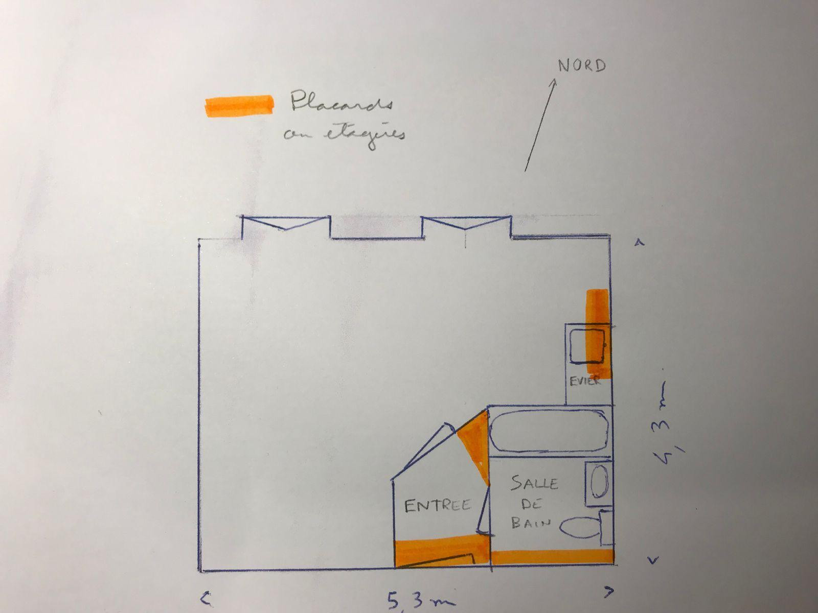
                                                Location
                                                 Studio calme climatisé plein sud avec parking