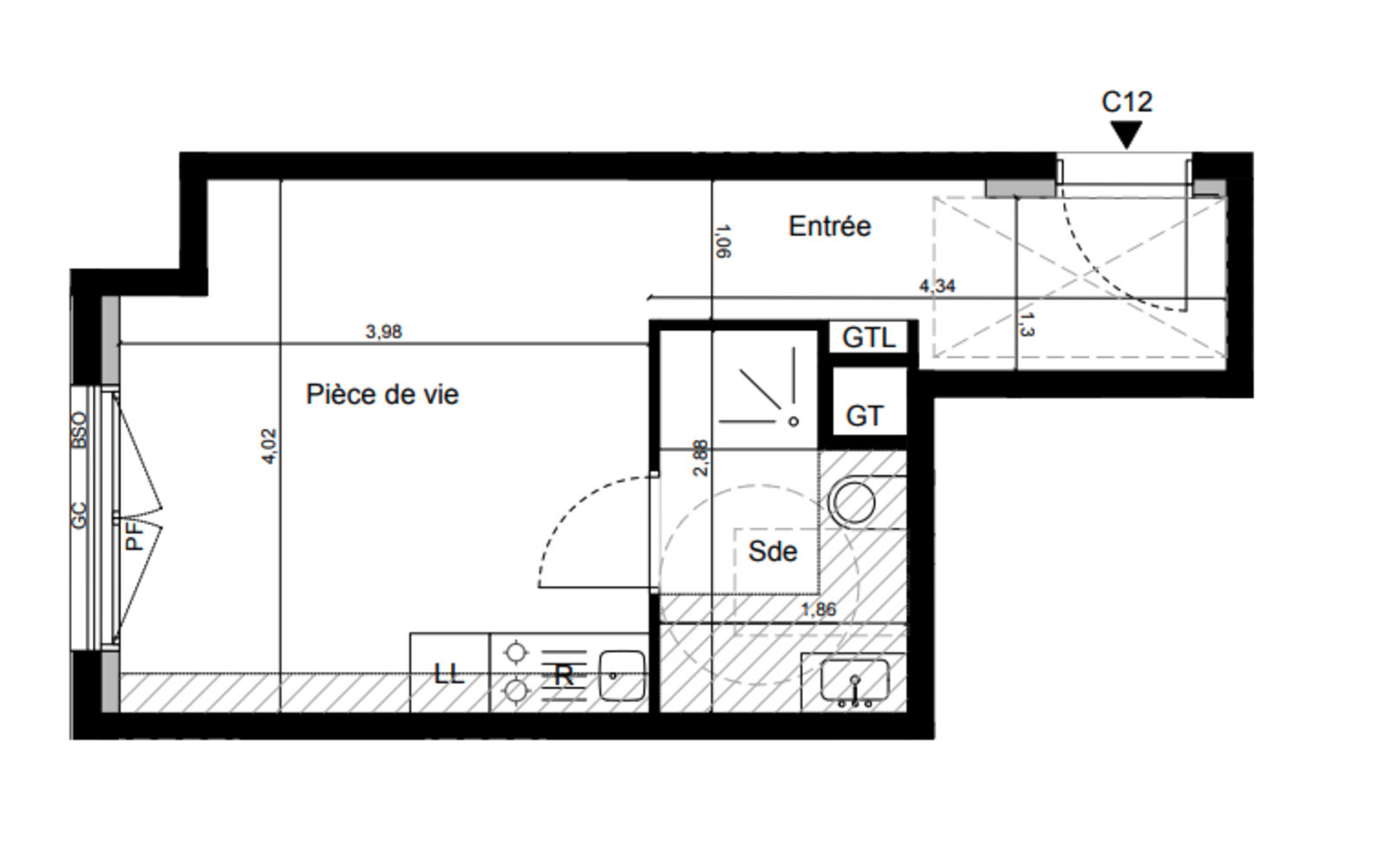 
                                                Vente
                                                 Studio de 25m2 à Sceaux