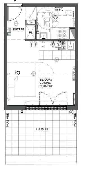 
                                                Vente
                                                 Studio de 28,32 à Bois Colombes