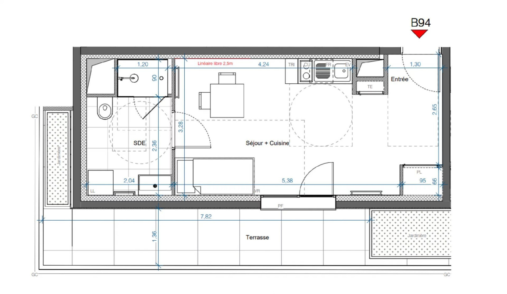 
                                                Vente
                                                 STUDIO DE PLUS DE 26M2 AU PIED DU METRO À ASNIERES