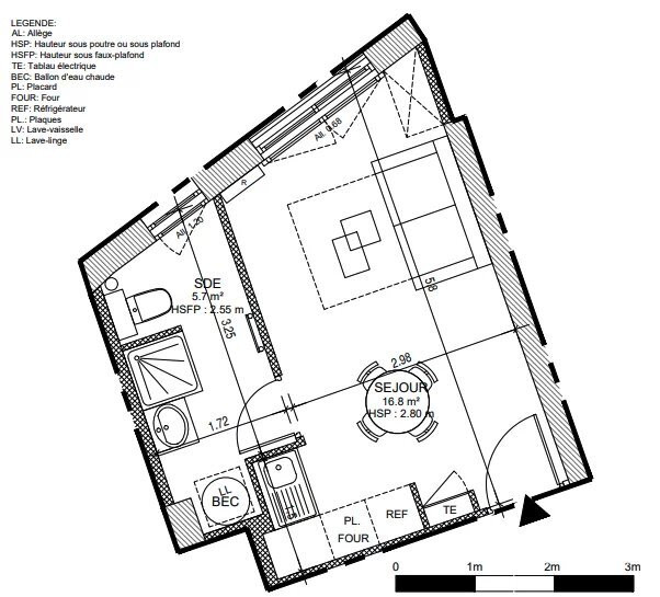 
                                                Vente
                                                 Studio de plus de42m2 à Vanves