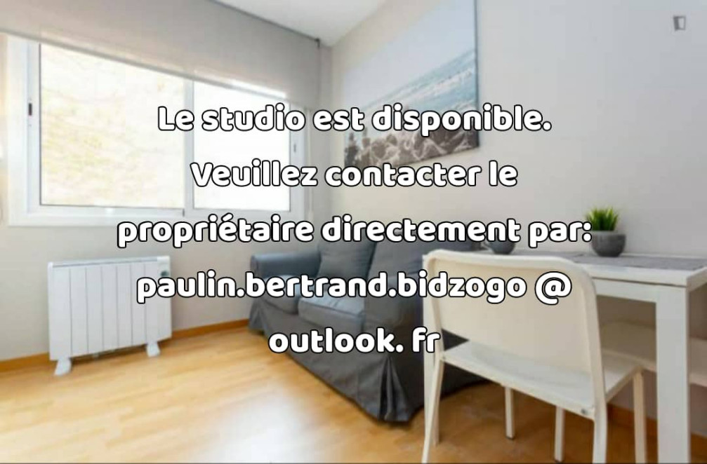 
                                                Location
                                                 Studio, environ 22 M², très bon état