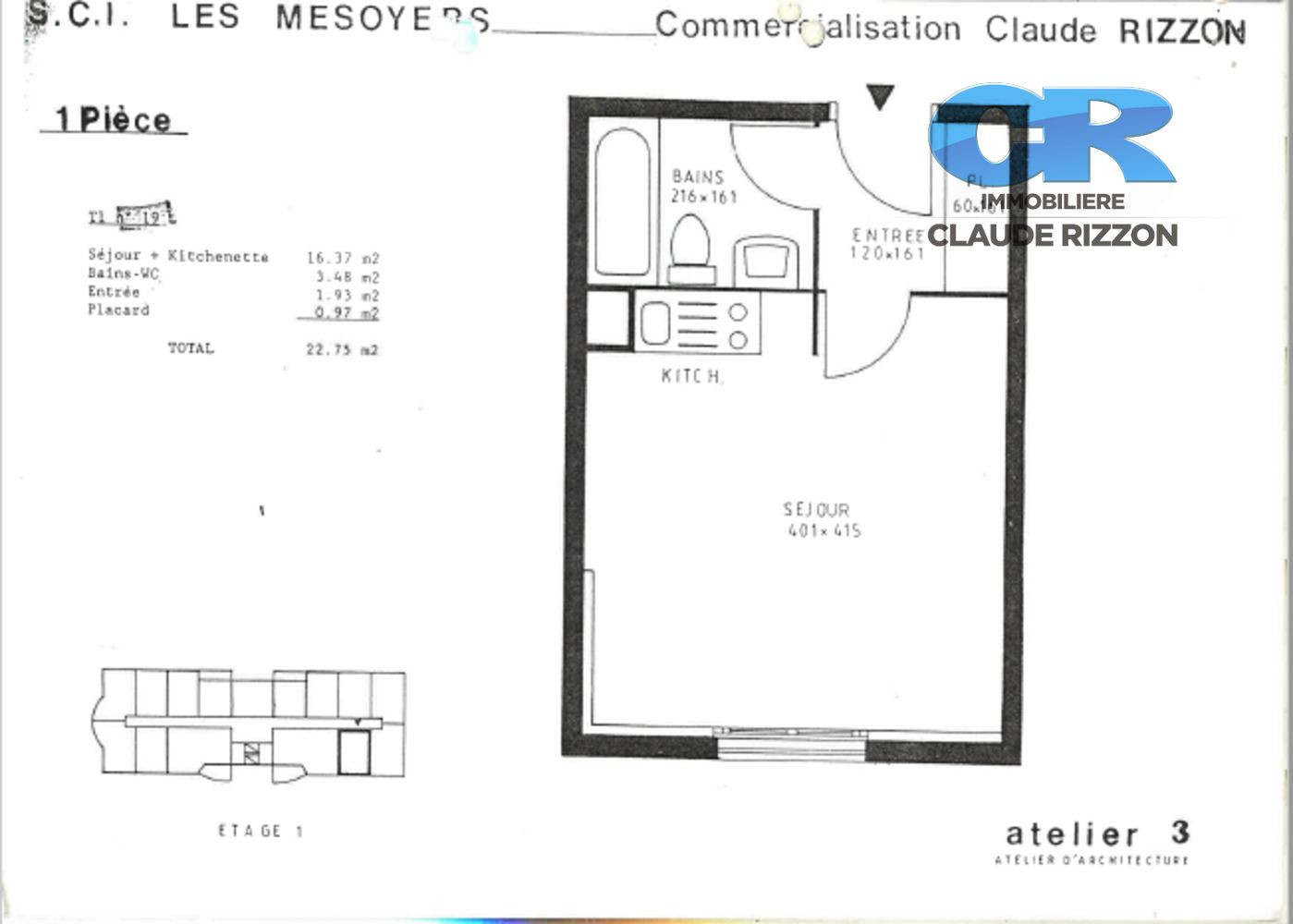 
                                                Vente
                                                 STUDIO METZ DEVANT LES PONTS