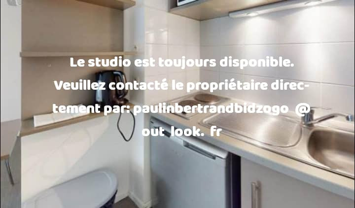 
                                                Location
                                                 Studio meublé - 22 m² - 1er étage avec ascenseur