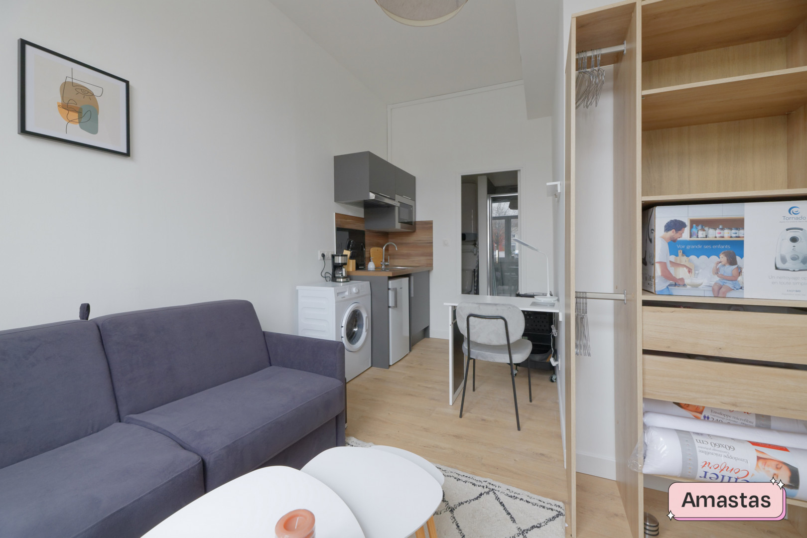 
                                                Location
                                                 Studio meublé avec soin - Roubaix - 1591201