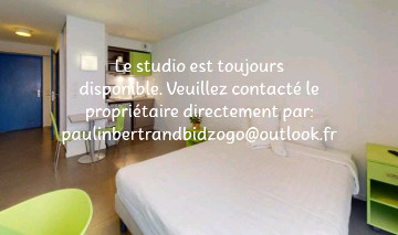 
                                                Location
                                                 Studio meublé de 24m2