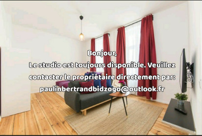 
                                                Location
                                                 Studio meublé de 24m2