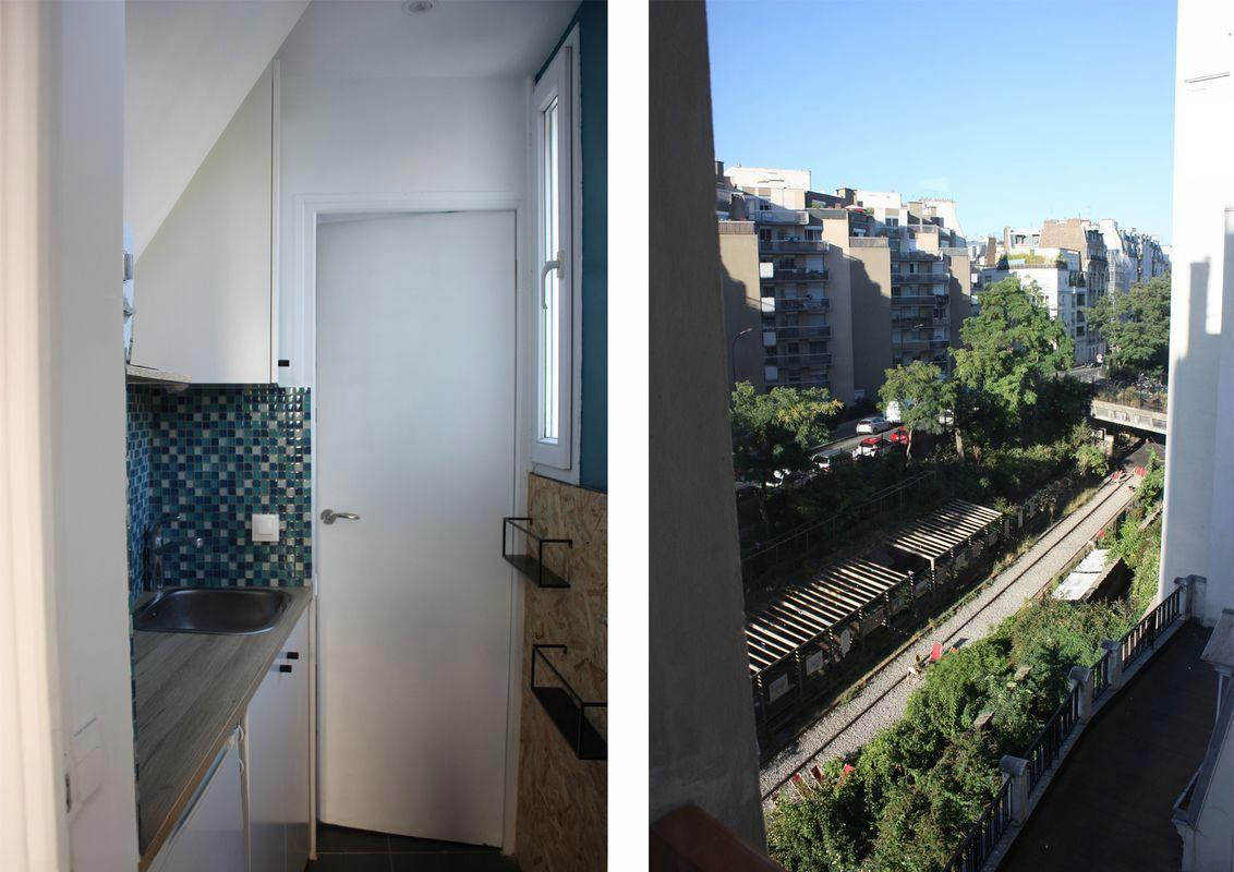 
                                                Location
                                                 Studio meublé lumineux - Paris 18ème