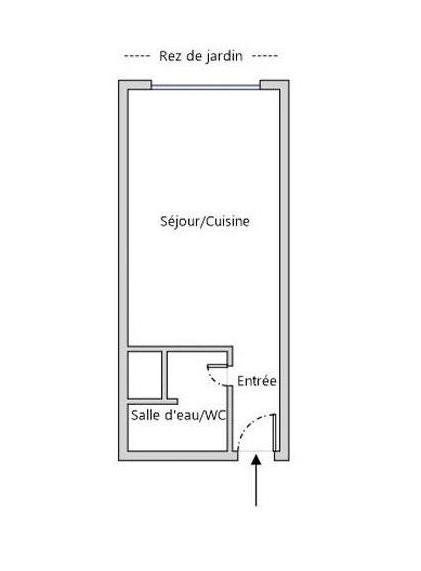 
                                                Vente
                                                 studio rez de jardin résidence standing sécurisée