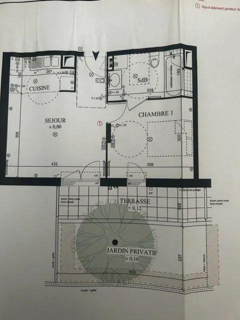 
                                                Location
                                                 Superbe 2P 39m² avec terrasse et jardin